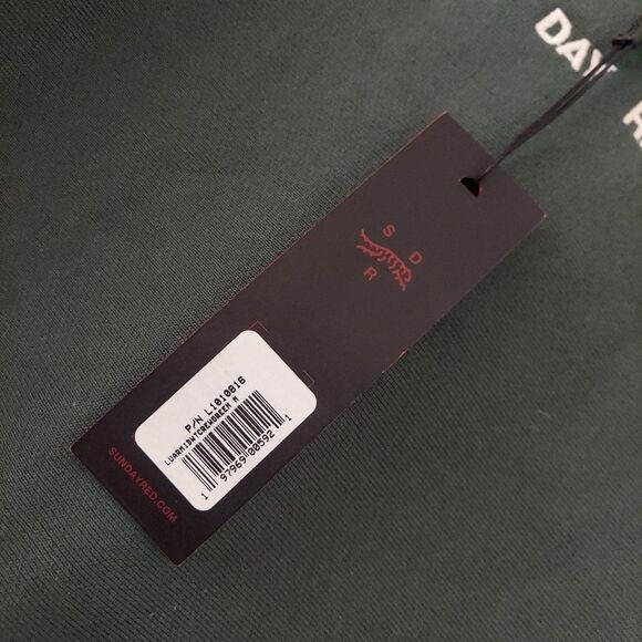 Sun Day Red x Tiger Woods Pines Luare Heavyweight Crew Pine/Needle NEW Medium - Picture 5 of 11